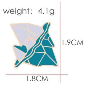 Glacier Titanic Pin Brooch